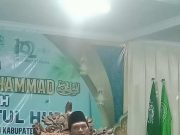 KH Nashihin Isi Pengajian Isra Miraj di Masjid Roudhotul Huda Kawedusan