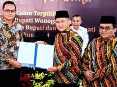 Kirim Surat Hasil Penetapan Bupati-Wakil Bupati Pemenang Pilkada