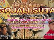 Wayangan Minggu Legen, Dua Dalang Dua Kelir Lakon Gojali Suta