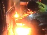 Panik, Saat Dipakai Memasak Tiba-tiba Tabung Gas Berkobar