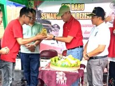 Hujan Mewarnai Hari Kebangkitan Kembali CFD di Jalan Ir Soekarno