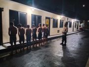 Patroli Polsek Kota Bubarkan Tawuran Antar-Geng, 12 Remaja Diamankan