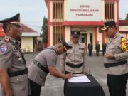 Kapolres Blora Pimpin Sertijab Kasat Lantas dan Kapolsek Tunjungan