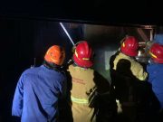 Musibah Awal Tahun, Sebuah Toko di Pasar Klambu Ludes Terbakar