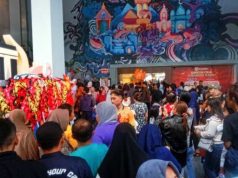 Pertunjukan Barongsai di Toko Swalayan Meriahkan Tahun Baru Imlek di Salatiga