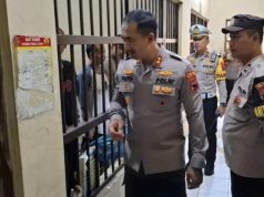 Kapolres Tegal Kota Cek Kondisi Rumah Tahanan