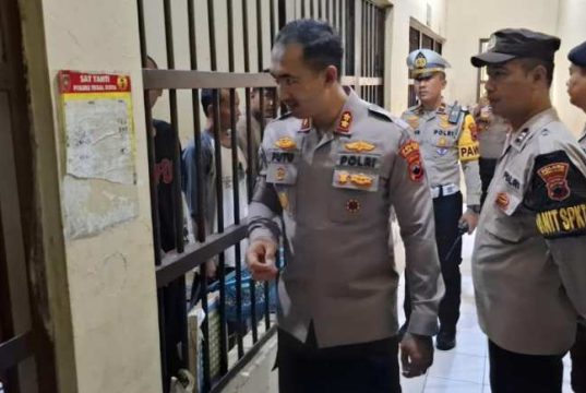 Kapolres Tegal Kota Cek Kondisi Rumah Tahanan