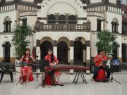 Pertunjukan Musik Tionghoa Rayakan Imlek di Stasiun Semarang Tawang Bank Jateng