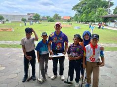 Pertama Ikut Open Woodball Nasional, Siswa SDN 2 Panggang Bangga Masuk Peringkat Ke-13