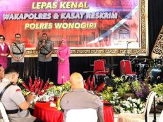 Gelar Acara Lepas Sambut Wakapolres dan Kasat Reskrim