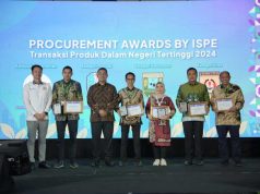 Pemkab Raih Penghargaan e-Katalog Pengguna Produk Dalam Negeri Terbanyak