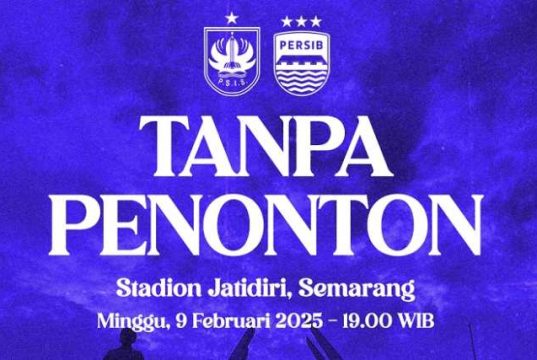 Laga PSIS vs Persib Digelar Tanpa Penonton