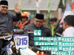 Kunjungi Daerah Pelosok Kakanwil Kemenag Kendarai Motor Trail