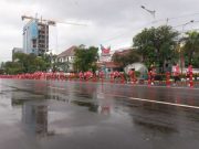 Hujan Tak Surutkan Gairah Ribuan Pelari saat Even Megawati Run di Kota Semarang