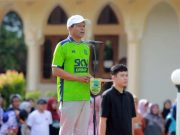 Awali Kerja, Wabup Zaeni Miftah Pimpin Apel Seluruh ASN di Setda