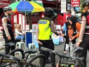 Patroli Polwan Bersepeda Amankan Gelaran Event CFD