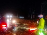 Banjir Landa Jalur Jepara-Kudus, Polres Jepara Lakukan Rekayasa Lalu lintas