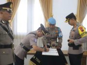 Kapolres Tegal Kota Pimpin Sertijab Kasat Lantas