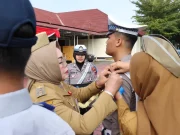 Bupati Grobogan Pimpin Apel Gelar Pasukan Keselamatan Candi 2025