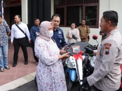 Pelaku Ditangkap, Polres Grobogan Kembalikan Motor Curian kepada Pemiliknya