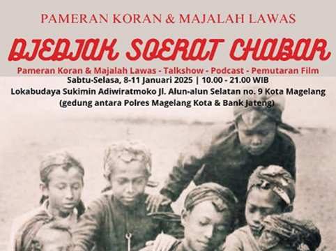 Peringati HPN 9 Februari 2025, PWI Kota Magelang Gelar Pameran Koran dan Majalah Lawas ‘DJEDJAK SOERAT CHABAR’