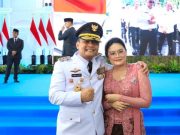 Achmad Luthfi Didampingi Putri Cantik Sarah Aulia saat Pelantikan