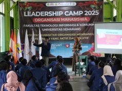 Badan Eksekutif Mahasiswa FTIK USM Gelar Latihan Dasar Kepemimpinan