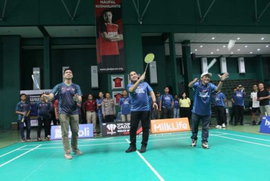 PWI Kudus Sukses Juarai Turnamen Badminton Kapolres Kudus Cup 2025