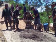 Pra TMMD Bangun Jalan Penghubung Antardusun di Lereng Merbabu Pra TMMD
