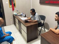 Mengamankan Tersangka Pelaku Pencabulan Kakak Adik