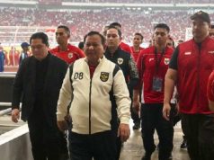 Presiden Prabowo Antusias Saksikan Kemenangan Timnas