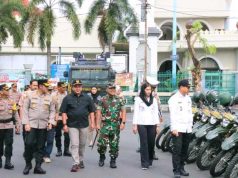 Bupati Kudus Sam’ani Pimpin Apel Gelar Pasukan Operasi Ketupat Candi