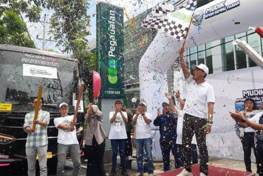 Mudik Aman Sampai Tujuan, Ratusan Pemudik Ikuti Program Mudik Gratis Pegadaian