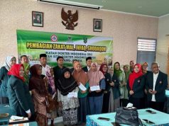 IDI dan IIDI Bagikan Zakat Mal, Infaq dan Shodaqoh untuk 105 Orang, @ Rp. 250 Ribu