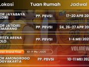 Jadwal Final Four PLN Mobile Proliga 2025 di Semarang Berubah