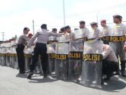 Polres Kebumen Gelar Latihan Gabungan Pengendalian Massa