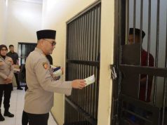 Kapolres Kebumen Jenguk dan Semangati Tahanan Polres di Rutan