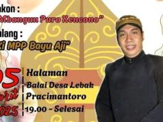 Halalbihalal Dimeriahkan dengan Wayang Kulit Semalam Suntuk