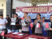 Resahkan Masyarakat, 4 Pelaku Curanmor Dibekuk Polres Tegal Kota