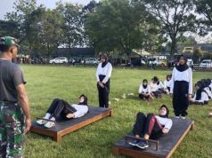 100 Pelajar Calon Pasukan Pengibar Bendera Pusaka Ikuti Tes Kesamaptaan