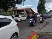 Penyempitan Badan Jalan, Batas Kota Magelang Padat Lancar arus lalu-lintas