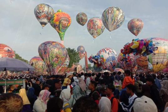 Festival Balon Lebaran di Wonosobo Berakhir Hari Ini, AirNav Terus Kampanyekan Keselamatan Penerbangan