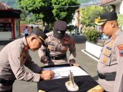 Penyerahan Jabatan Dua Kapolsek, Karena Memasuki Purna Tugas