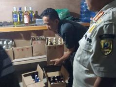 Razia di Kebumen Barat, Satpol PP Sita Ratusan Botol Miras