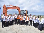 Bupati Kebumen Meletakkan Batu Pertama Pustu Gemeksekti