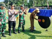 Upacara Pembukaan TMMD Digelar di Lapangan Desa Giriyoso