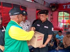 DHC BPK 45 dan Garda Muda Brebes Bantu Korban Tanah Bergerak