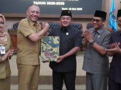 Walikota Tegal Serahkan Dokumen Raperda RPJMD