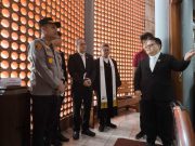 Kapolres Kudus Tinjau Langsung Pengamanan Ibadah Kenaikan Isa Almasih di Sejumlah Gereja