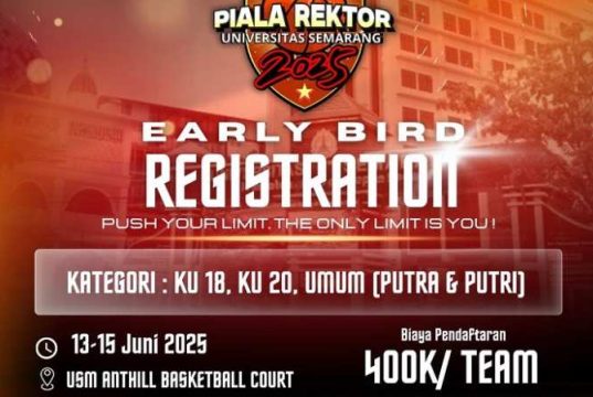 UKM Bola Basket USM Gelar Kejuaraan 3X3 Piala Rektor